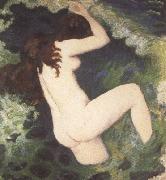 Maillol, Aristide The Wave (mk19) oil painting on canvas